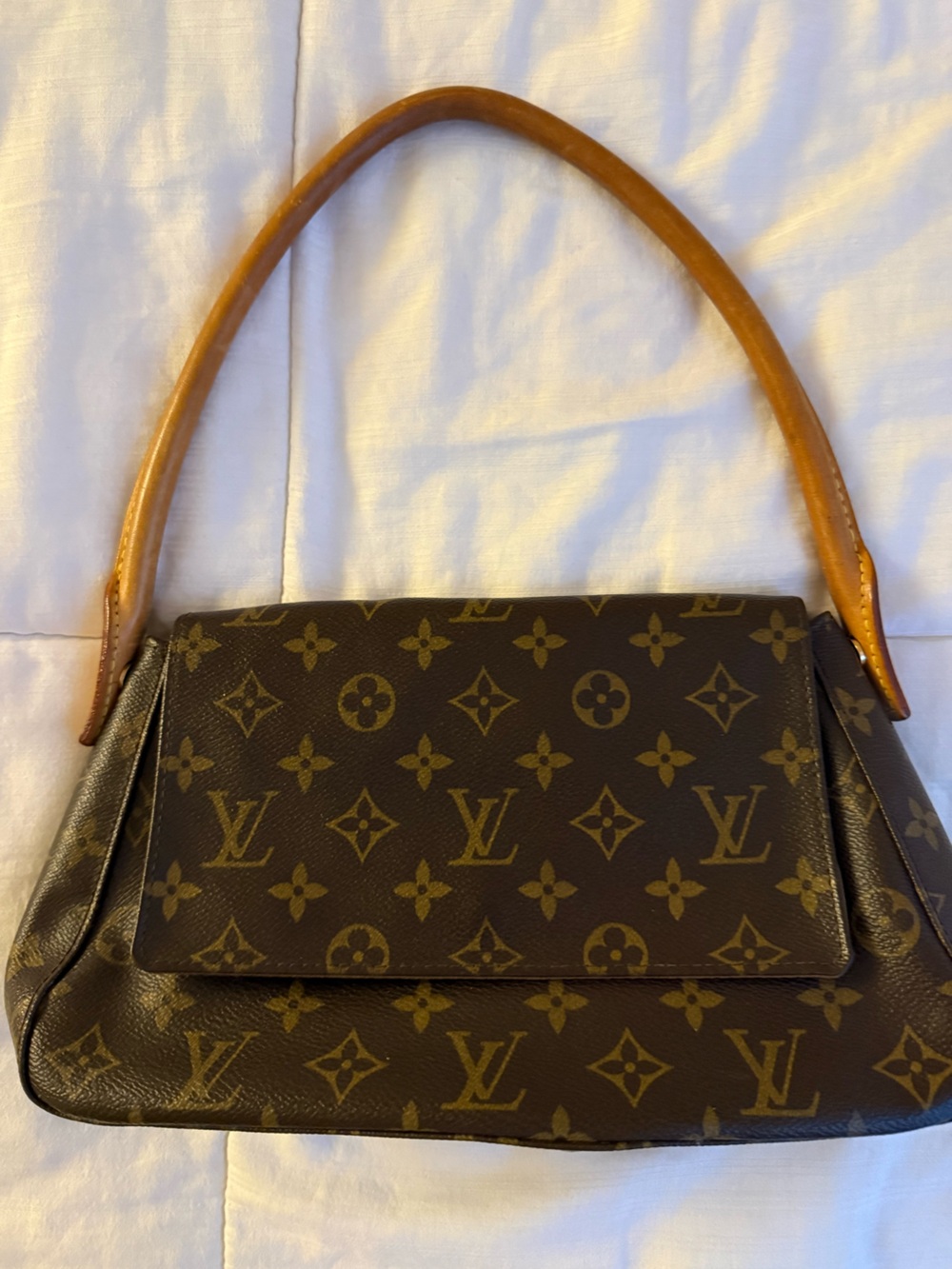 Louis Vuitton Brown Monogram Mini Looping Shoulder Bag